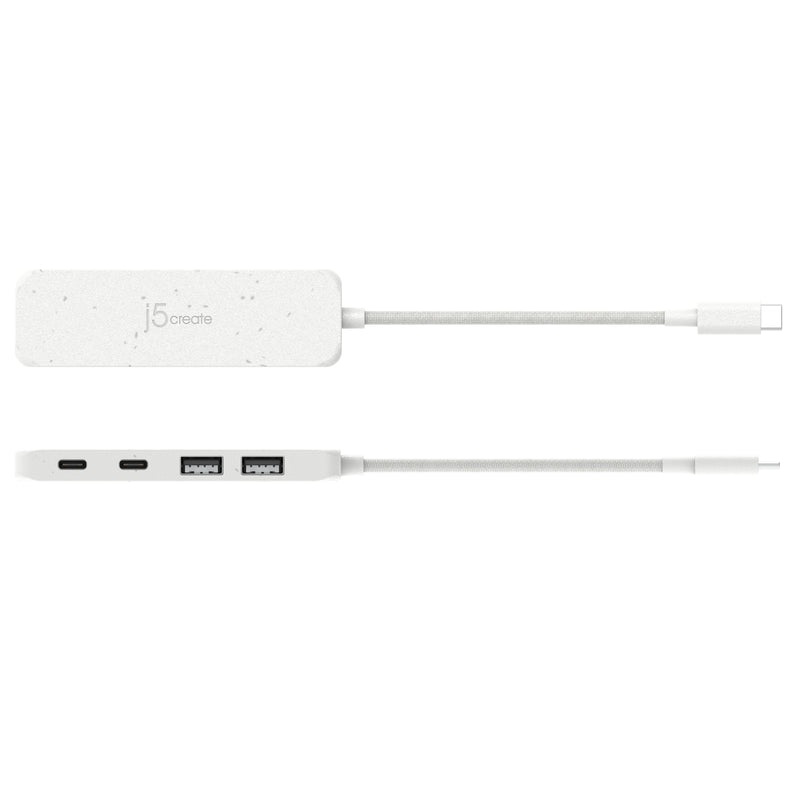 Eco-Friendly USB-C® to 4-Port Type-C & Type-A Gen 2 Hub