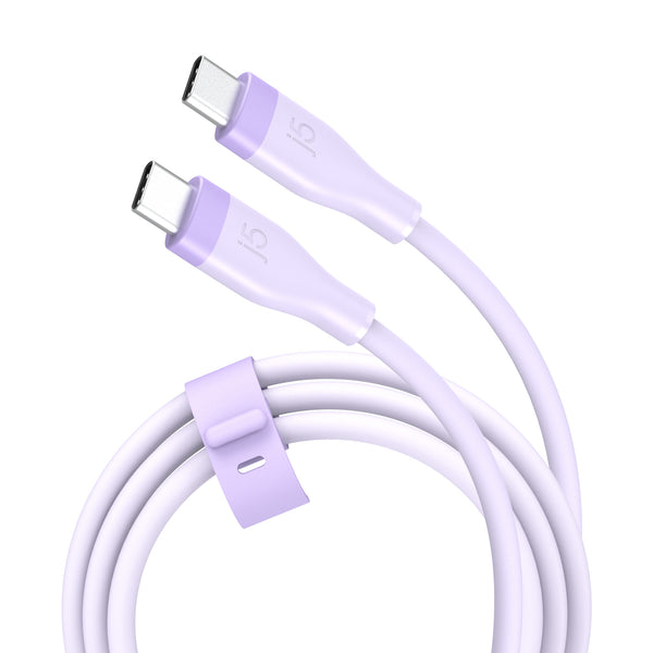 Câble de recharge rapide en silicone USB-C vers USB-A