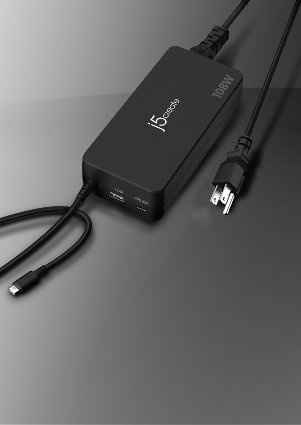 j5create JUP34108 108W PD USB-C® Super Charger