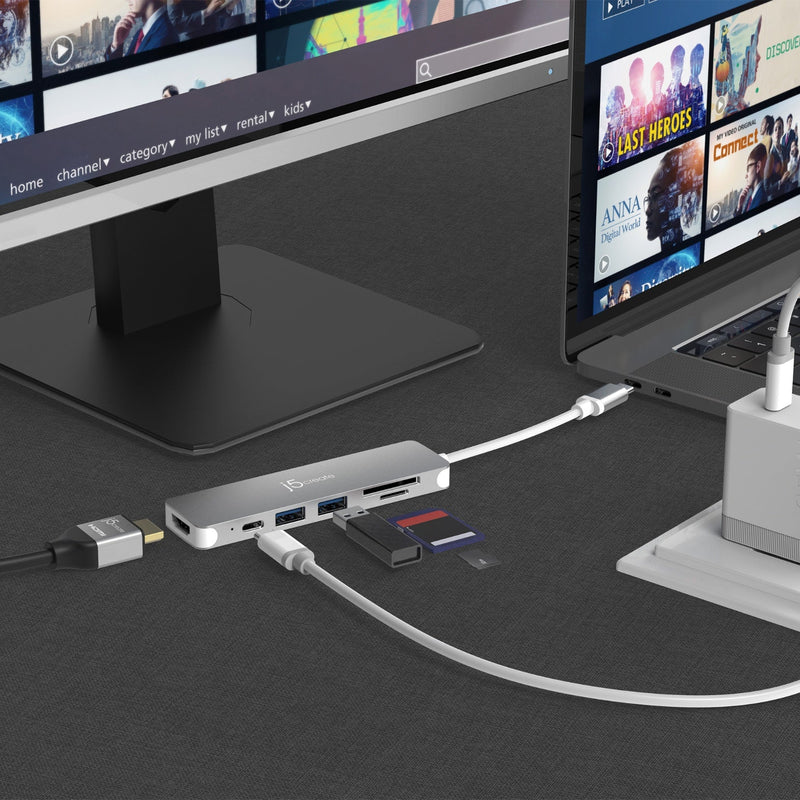 USB-C® to 4K HDMI™ Multi-Port Hub
