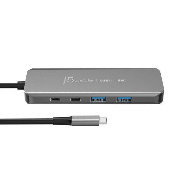  j5create 4-in-1 USB-C to 4-Port Type-C Hub(Eco