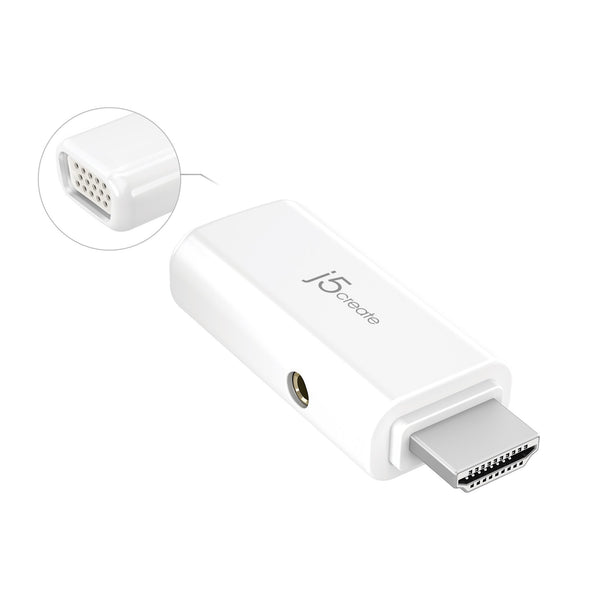 HDMI™ to VGA Video Adapter Converter with Audio – j5create