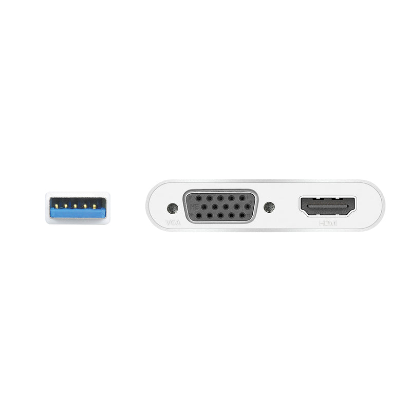 USB™ 3.0 to HDMI™ & VGA Multi-Monitor Adapter
