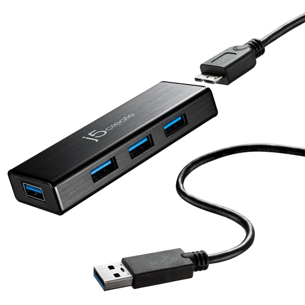USB 3-Port Hub with PS/2 Port Cable
