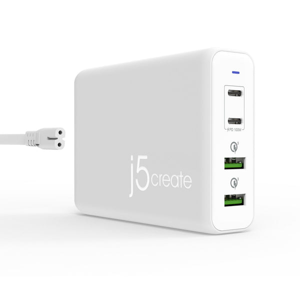 JUP44100 100W PD USB-C™ Super Charger – j5create