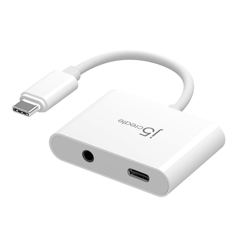 USB-C® to 3.5mm Audio Adapter with Power Delivery