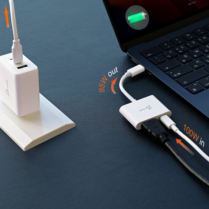 USB-C® to 4K HDMI™ Adapter with Power Delivery