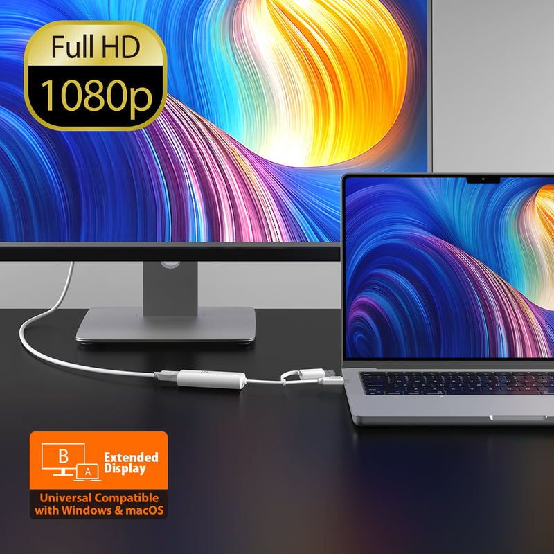 USB™ to HDMI™ Multi-Monitor Adapter
