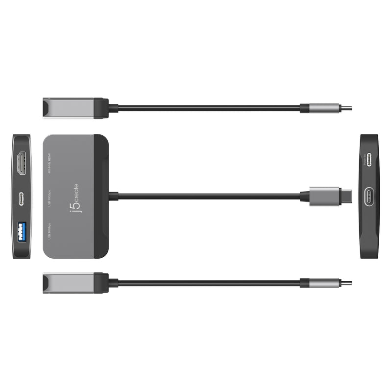 USB-C® to USB™ 10Gbps & HDMI™ 4K144Hz Adapter