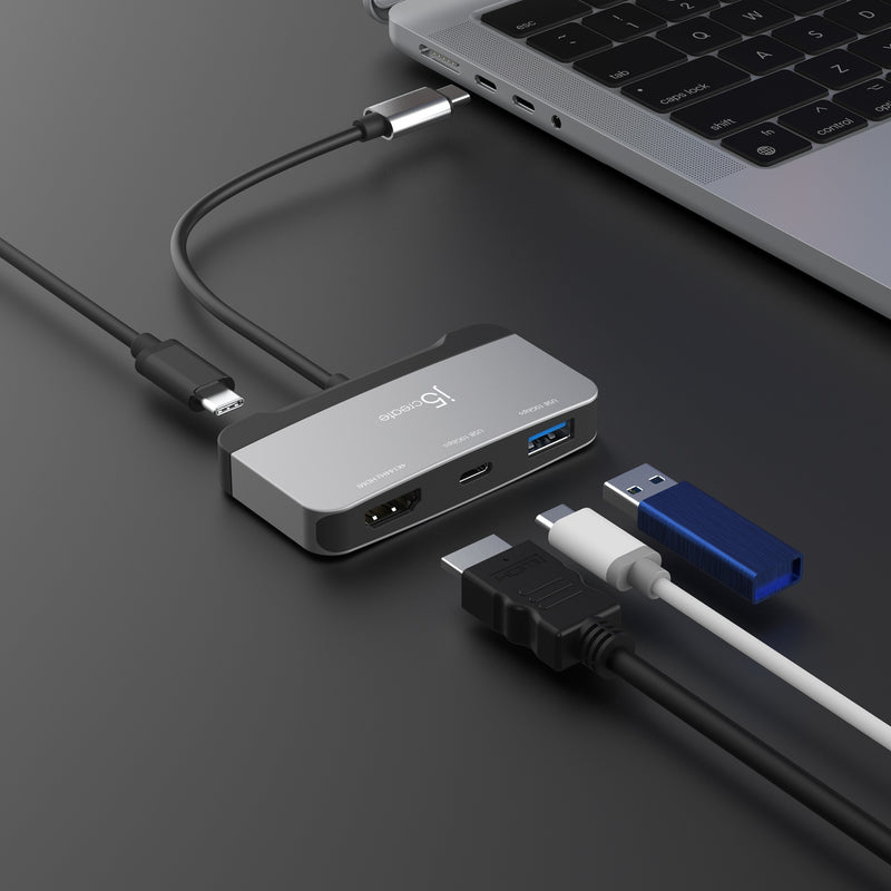 USB-C® to USB™ 10Gbps & HDMI™ 4K144Hz Adapter