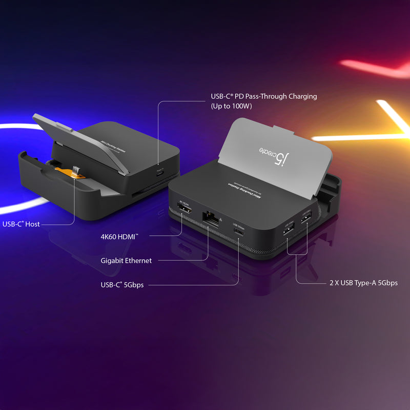 Omni Side Dock for Nintendo Switch 2™ and Steam Deck™