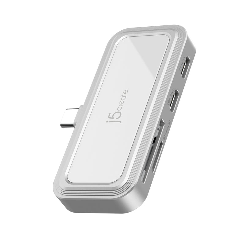 USB-C® to Dual USB-C® & SD™ Card for Smartphones with Power Delivery