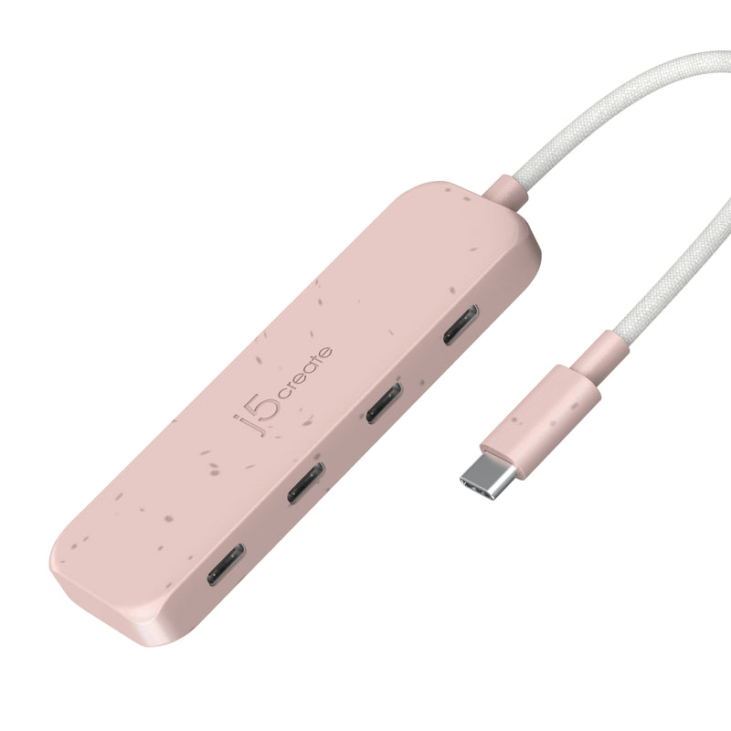Eco-Friendly USB-C® to 4-Port Type-C Gen 2 Hub