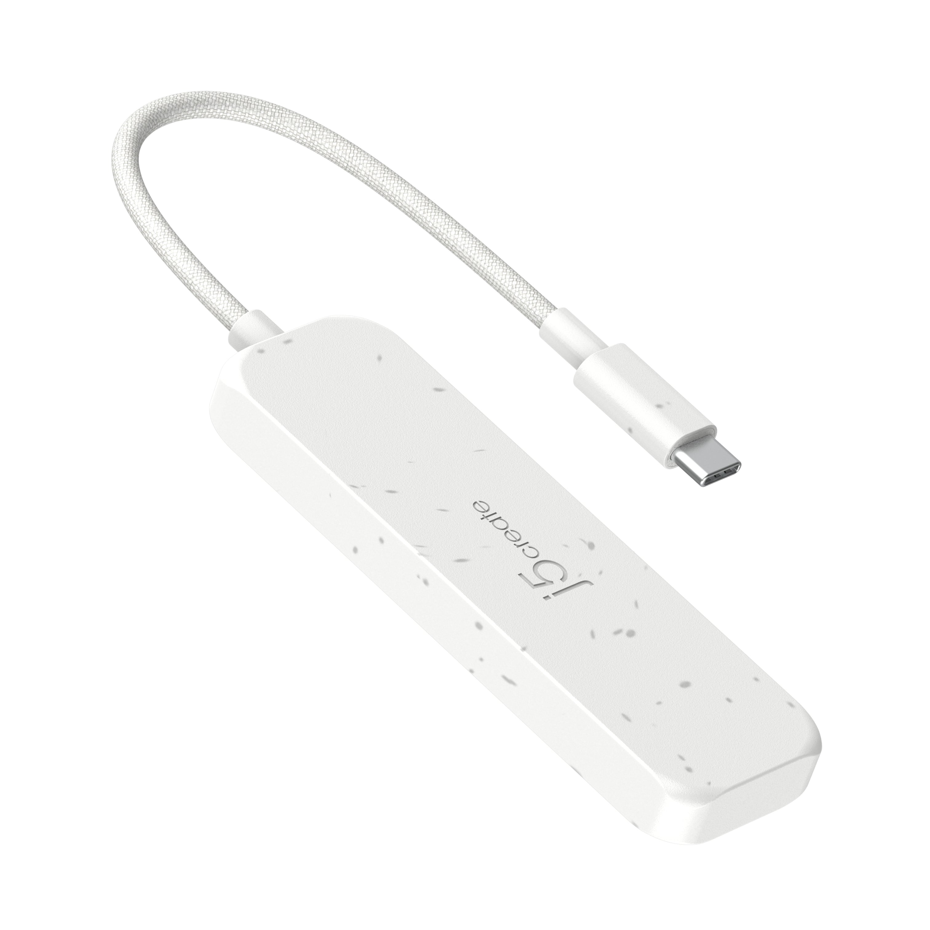 Amazon | j5create USB Type-C 4ポートハブ シルバー JCH343