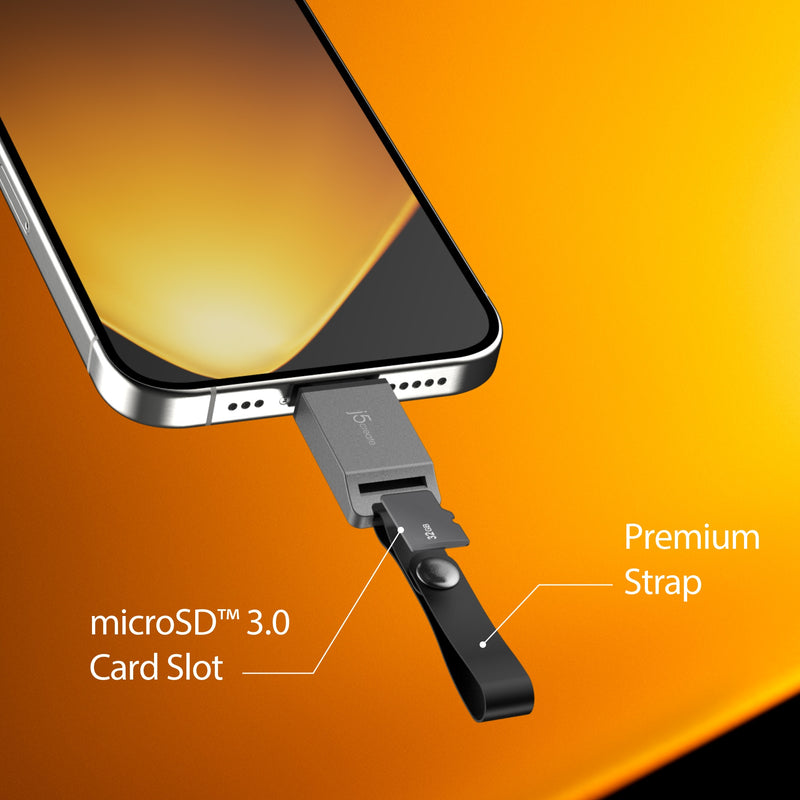 USB-C® microSD™ Micro Adapter for Smartphones