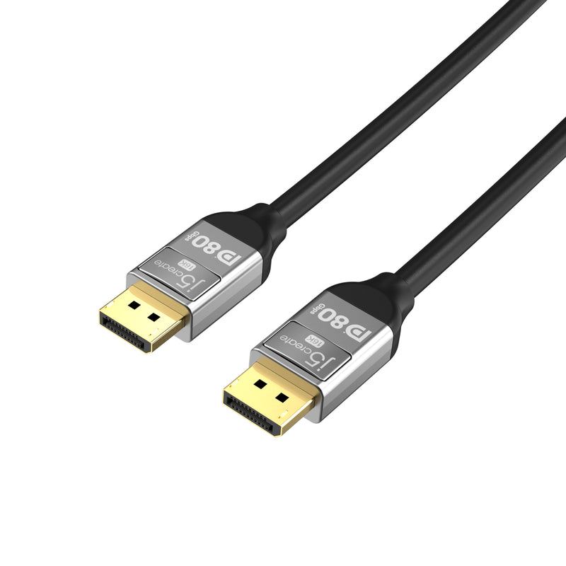 VESA® Certified 16K DisplayPort™ 2.1 80Gbps Cable