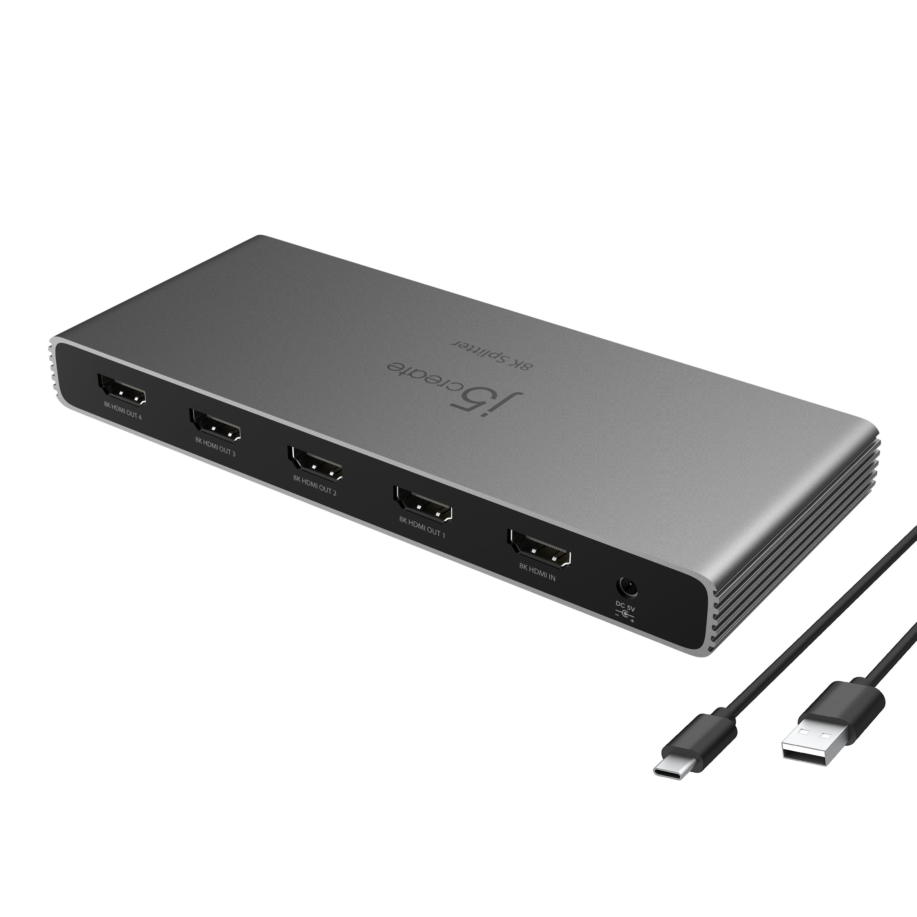 8K HDMI™ 2.1 4-Way Splitter – j5create