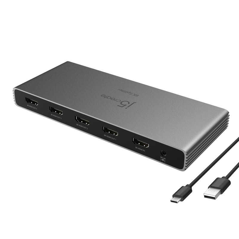 8K HDMI™ 2.1 4-Way Splitter