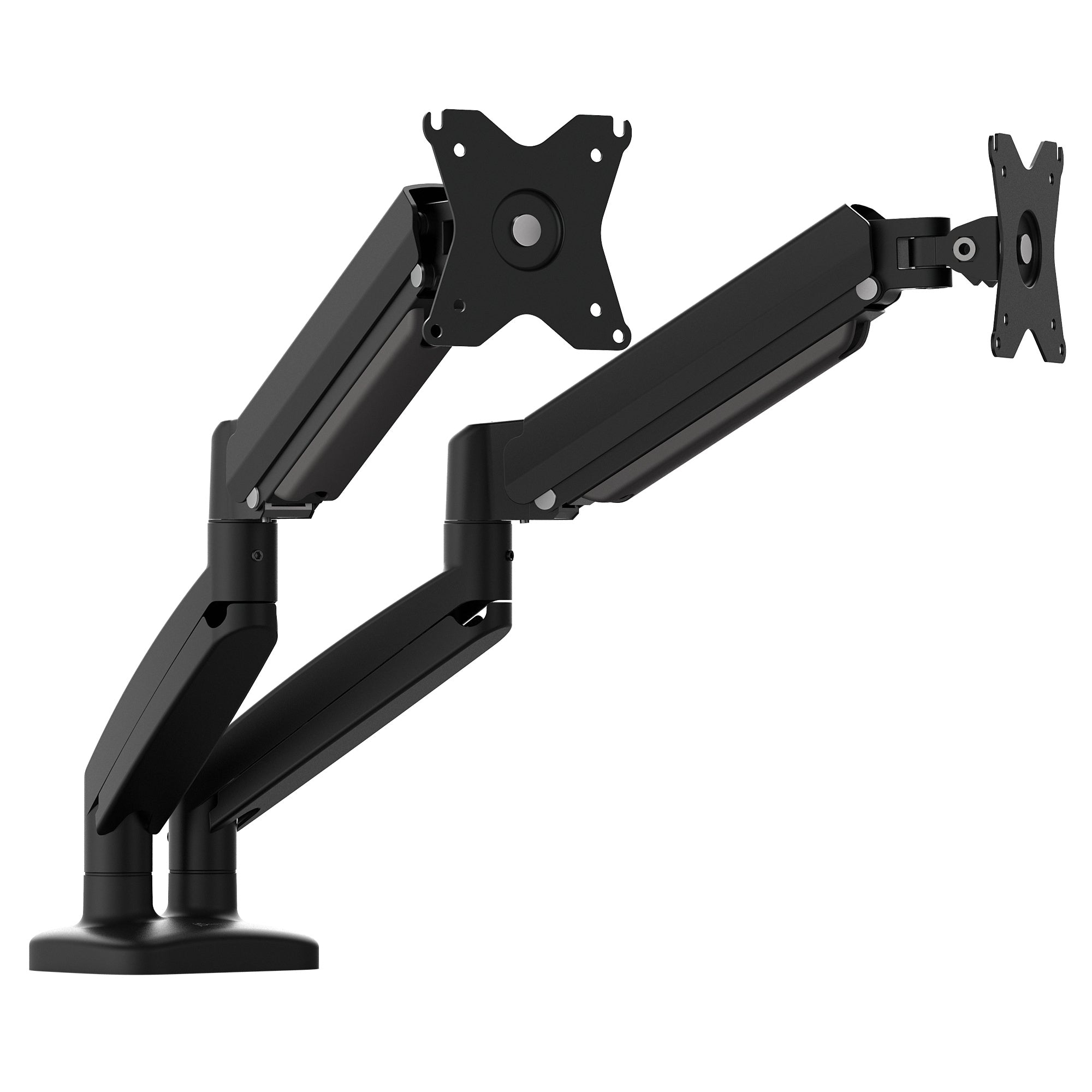 Height Adjustable Dual Monitor Stand Desk Mount for Two Monitors