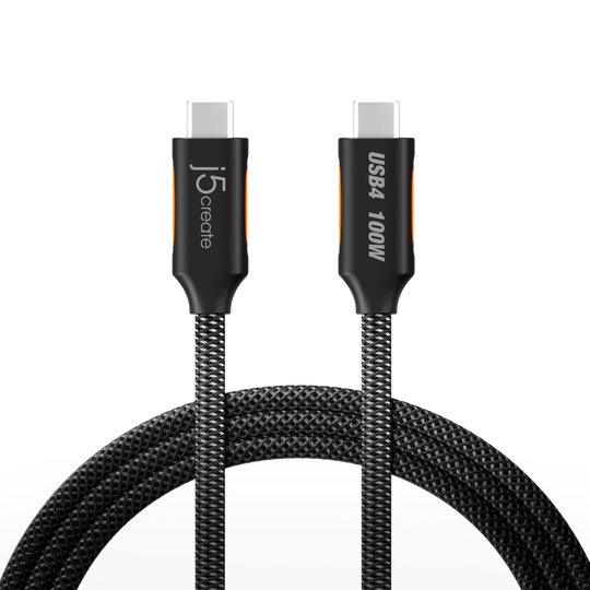 j5create USB4® 40Gbps Full-Featured USB-C® Coaxial Cable