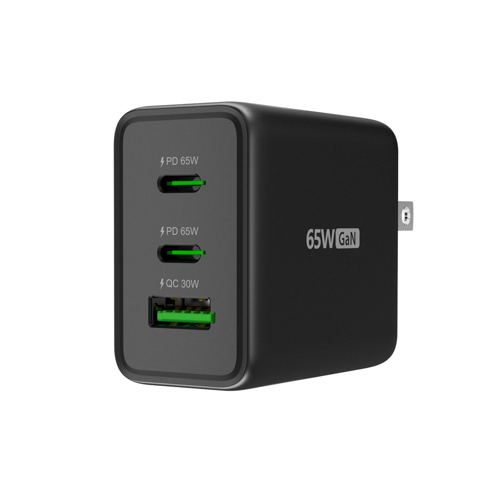 65W GaN USB-C® 3-Port Charger