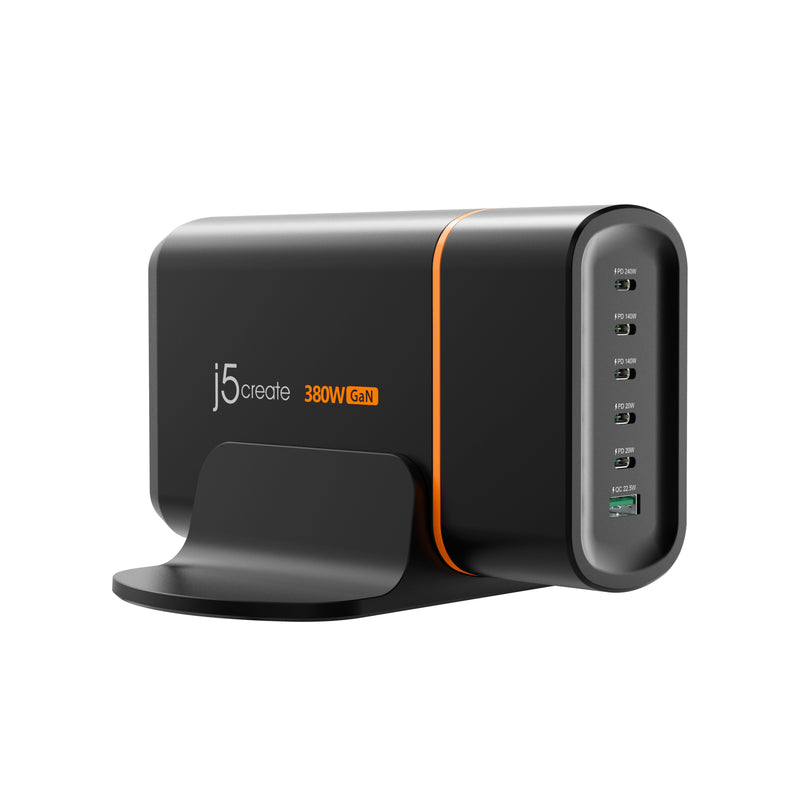380W GaN USB-C® 6-Port Charger