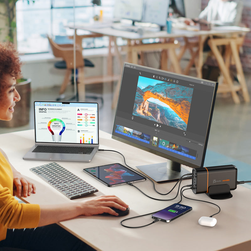 380W GaN USB-C® 6-Port Charger