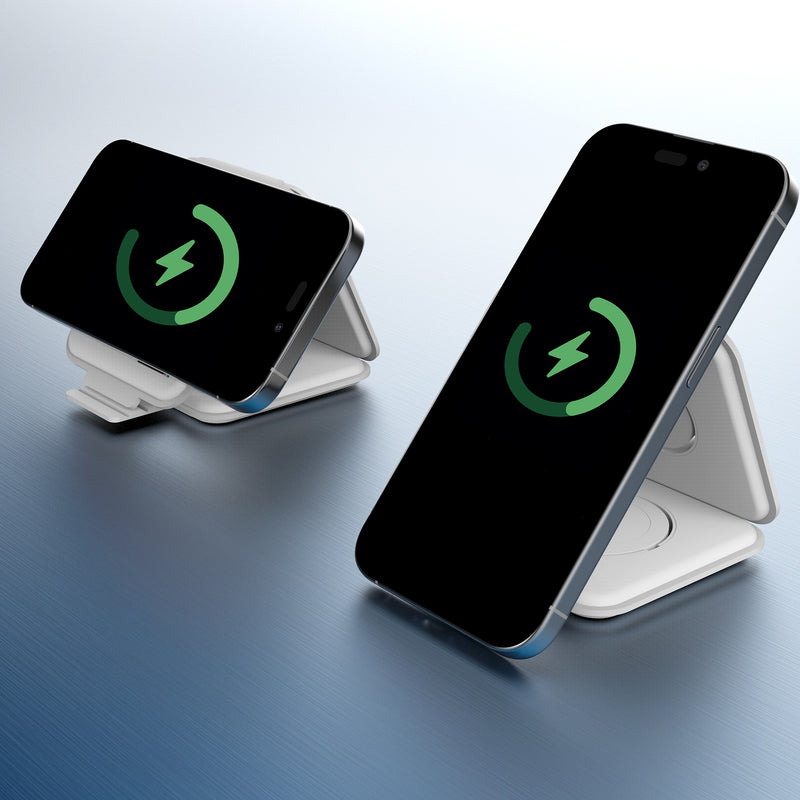 Qi2 3-in-1 Magnetic Travel Wireless Charging Station