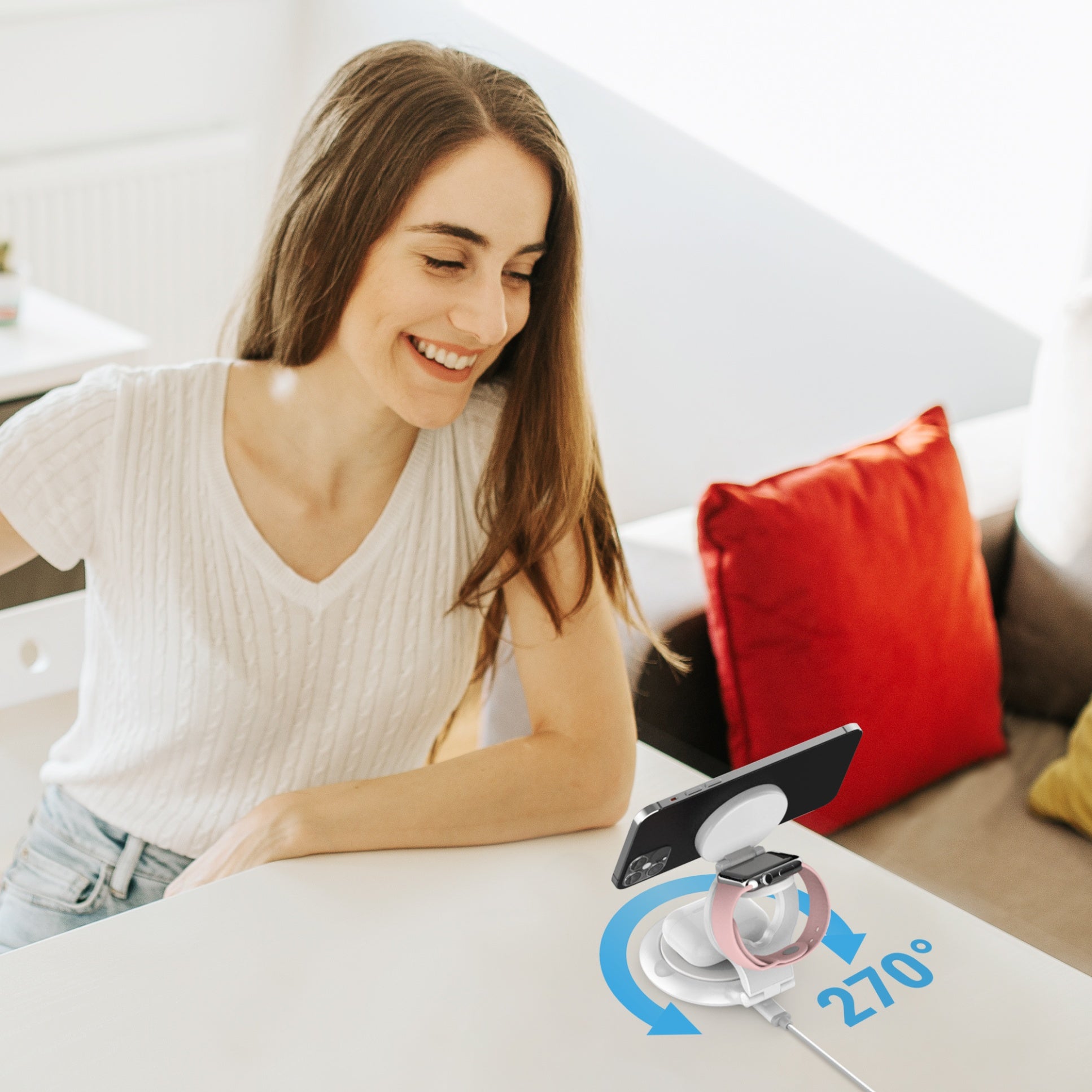 Qi2 3 in 1 Magnetic Foldable Wireless Charging Station J5create qi2-3-in-1-magnetic-foldable-wireless-charging-station-j5create