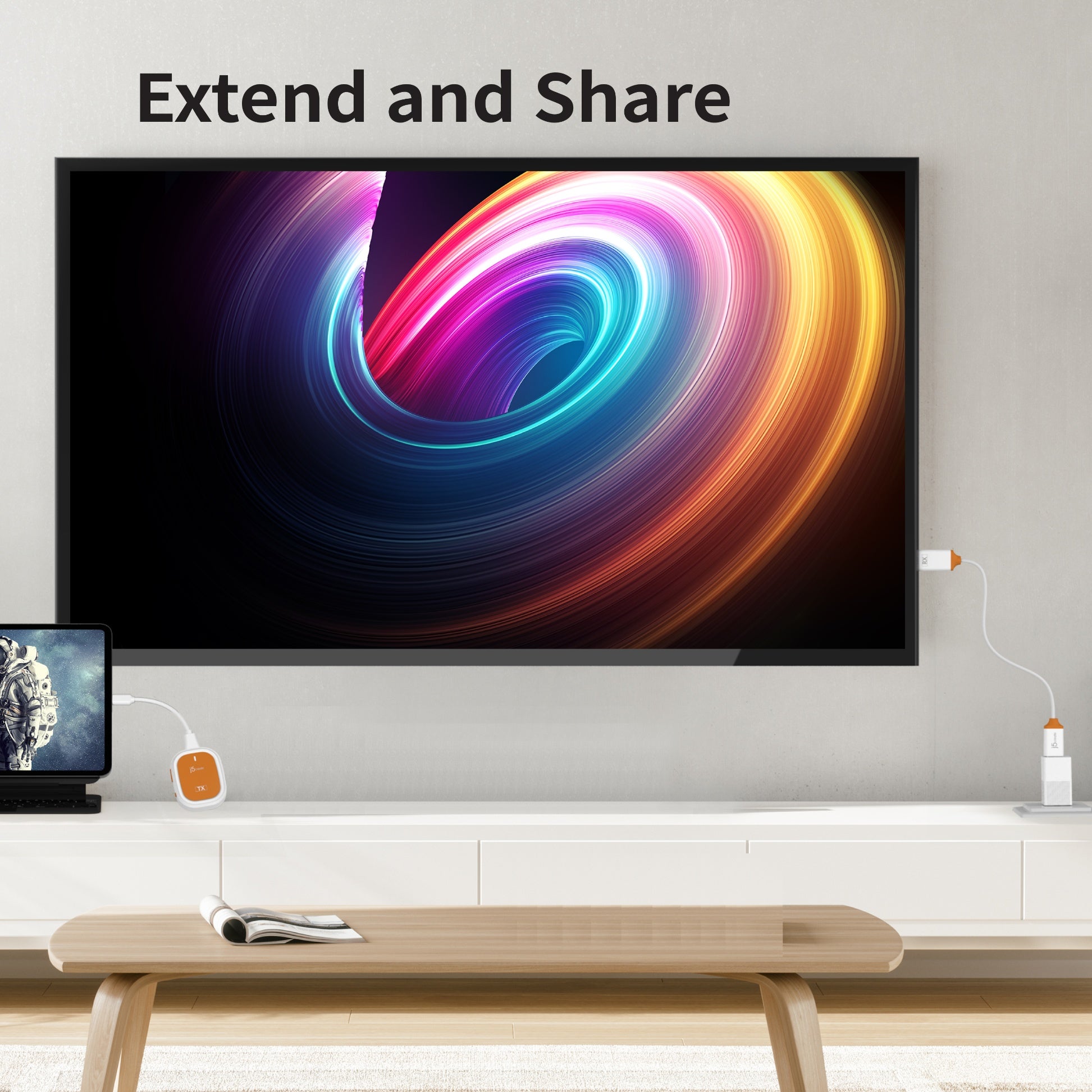 ScreenCast FHD USB-C® Wireless Display Extender – j5create