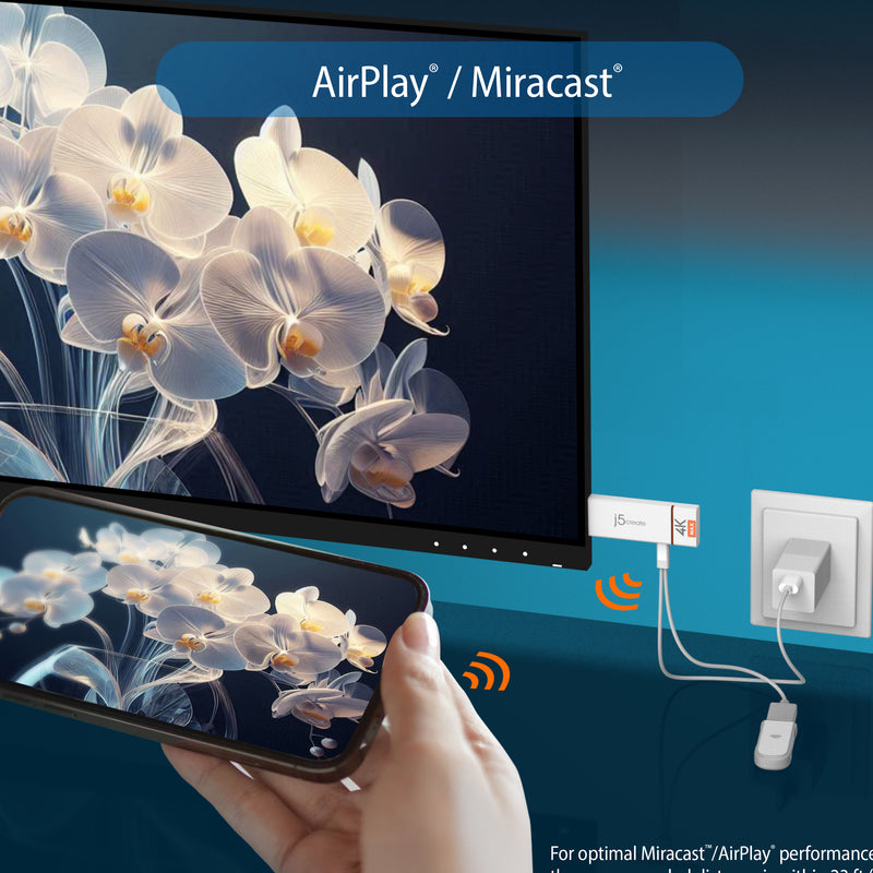 ScreenCast USB-C® Wireless Display Extender (with Antenna) – j5create