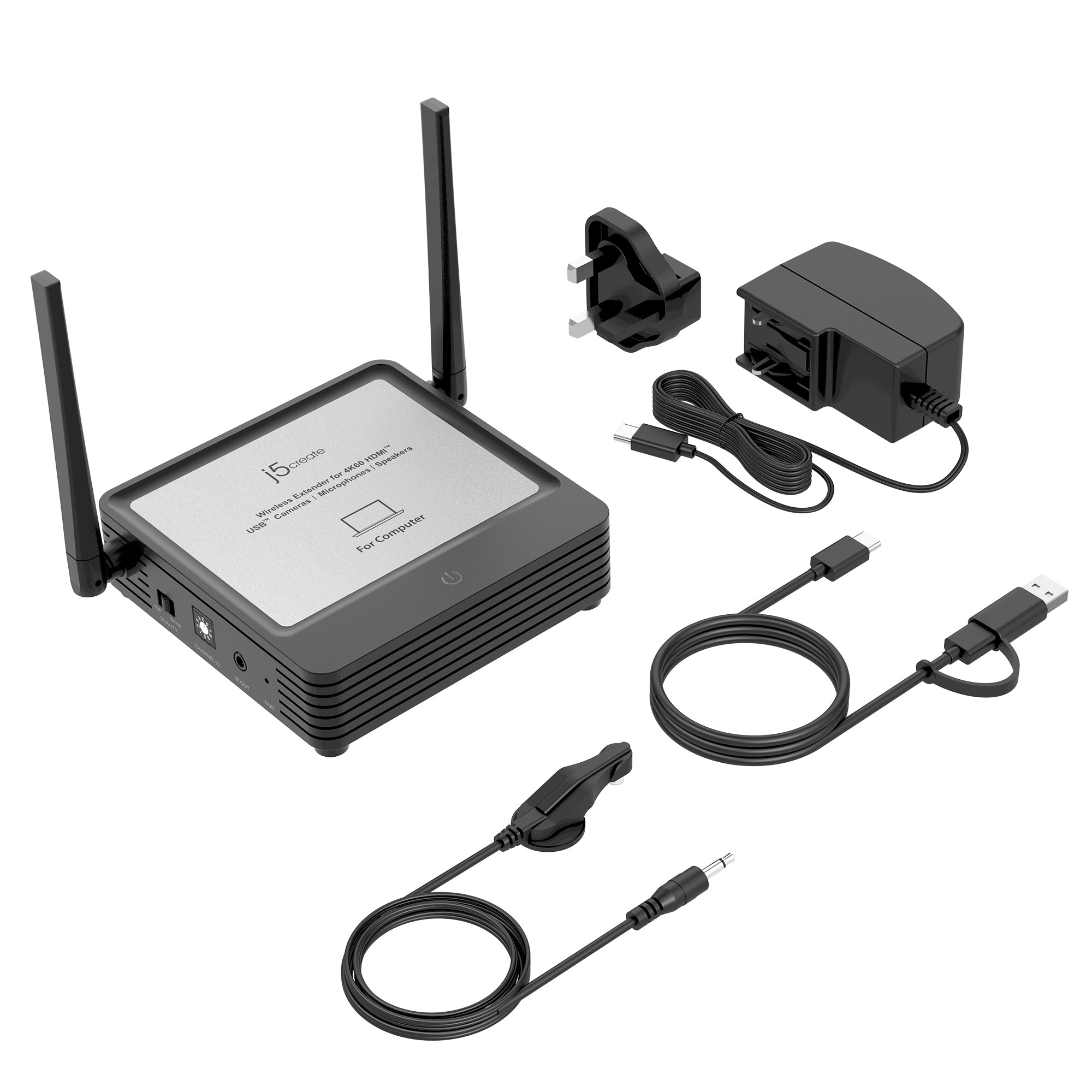 Usb Extender Camera Wireless Extender for 4K60 HDMI™ and USB™ Cameras/Microphones/Speakers ...