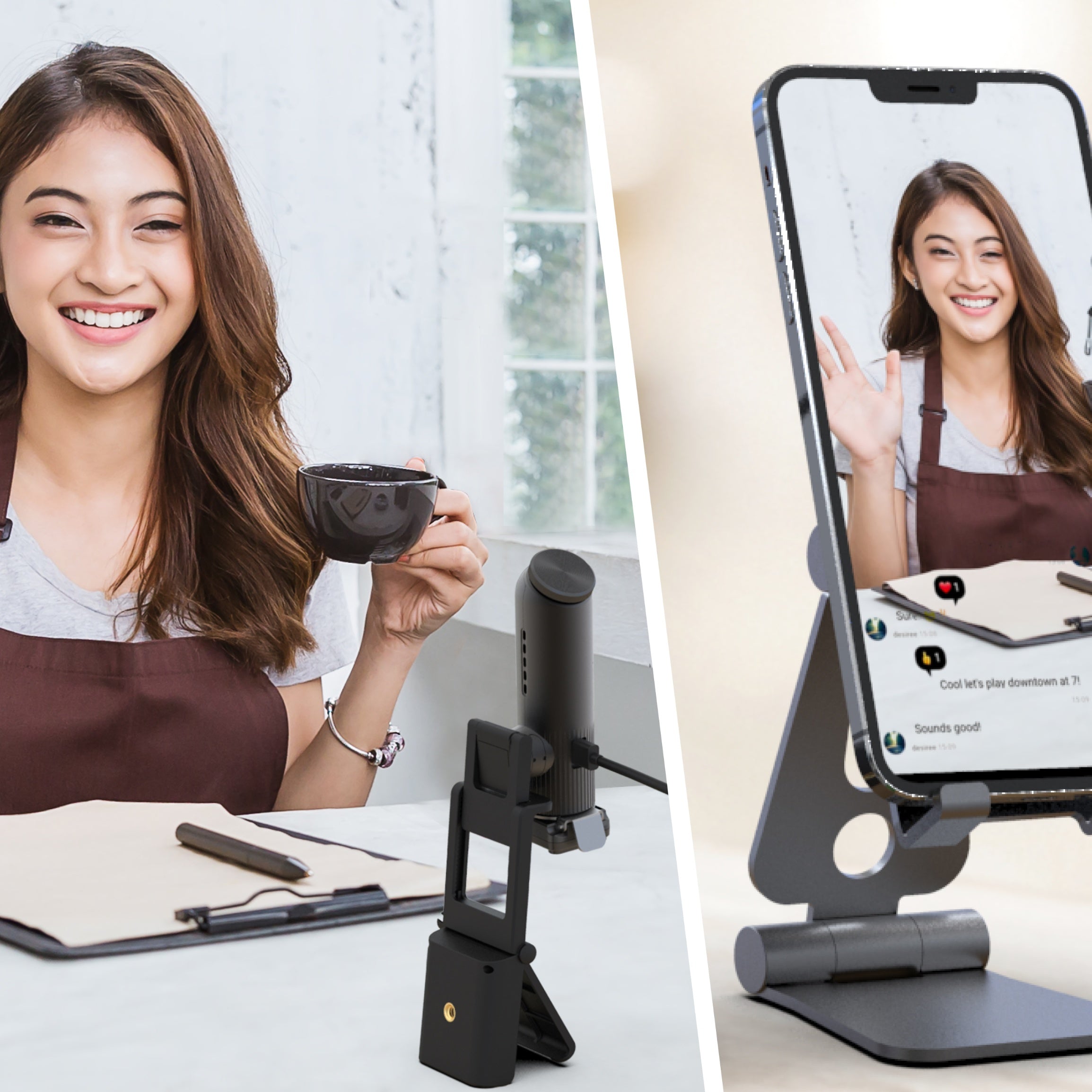 Pixelforge Camera 2K AI-Powered Webcam with Wireless Microphone and Auto-Focus – j5create