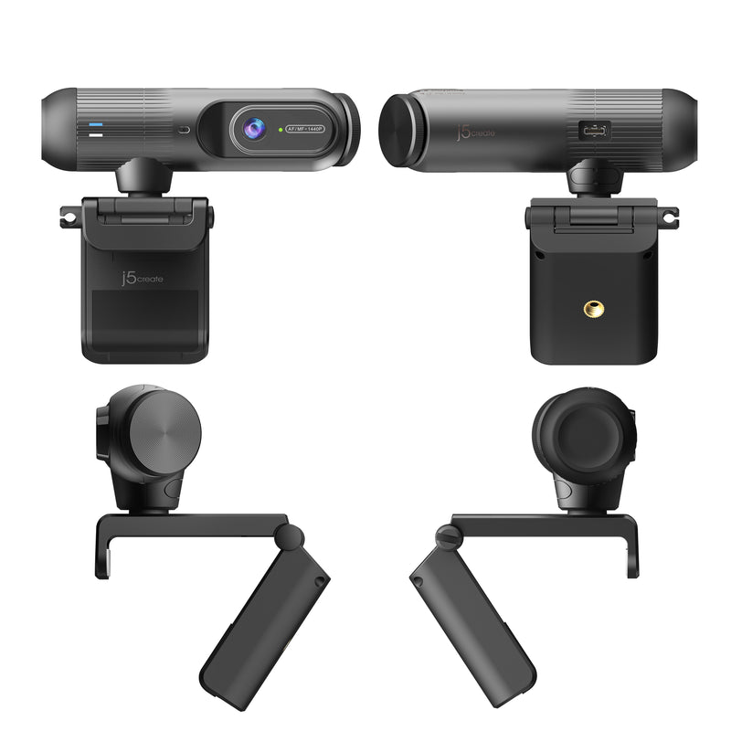 2K AI-Powered Webcam with Auto-Focus