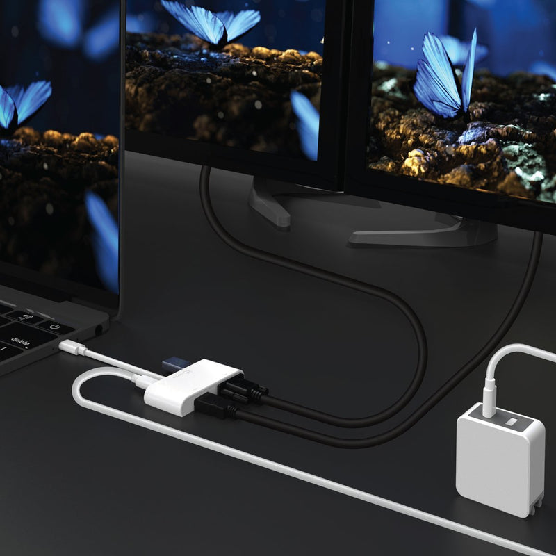 USB-C™ to HDMI™ & VGA Adapter with USB™ 3.0/Power Delivery