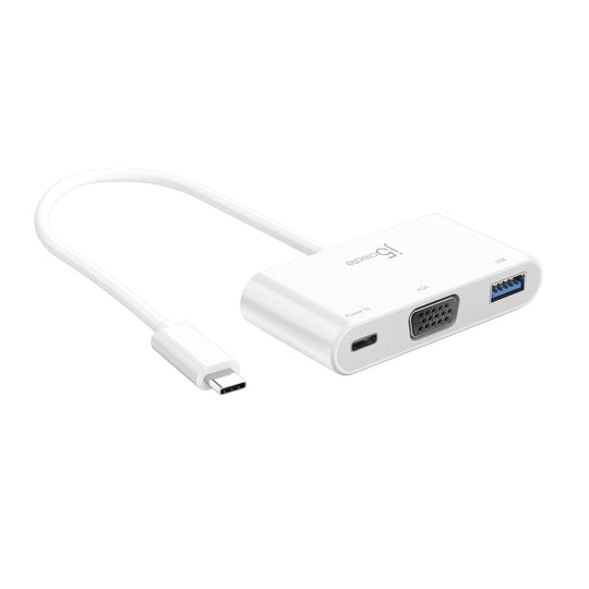 j5create USB-C™ to VGA & USB™ 3.0 with Power Delivery