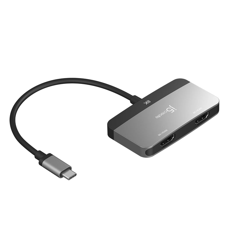 8K USB-C® to Dual HDMI™ Display Adapter