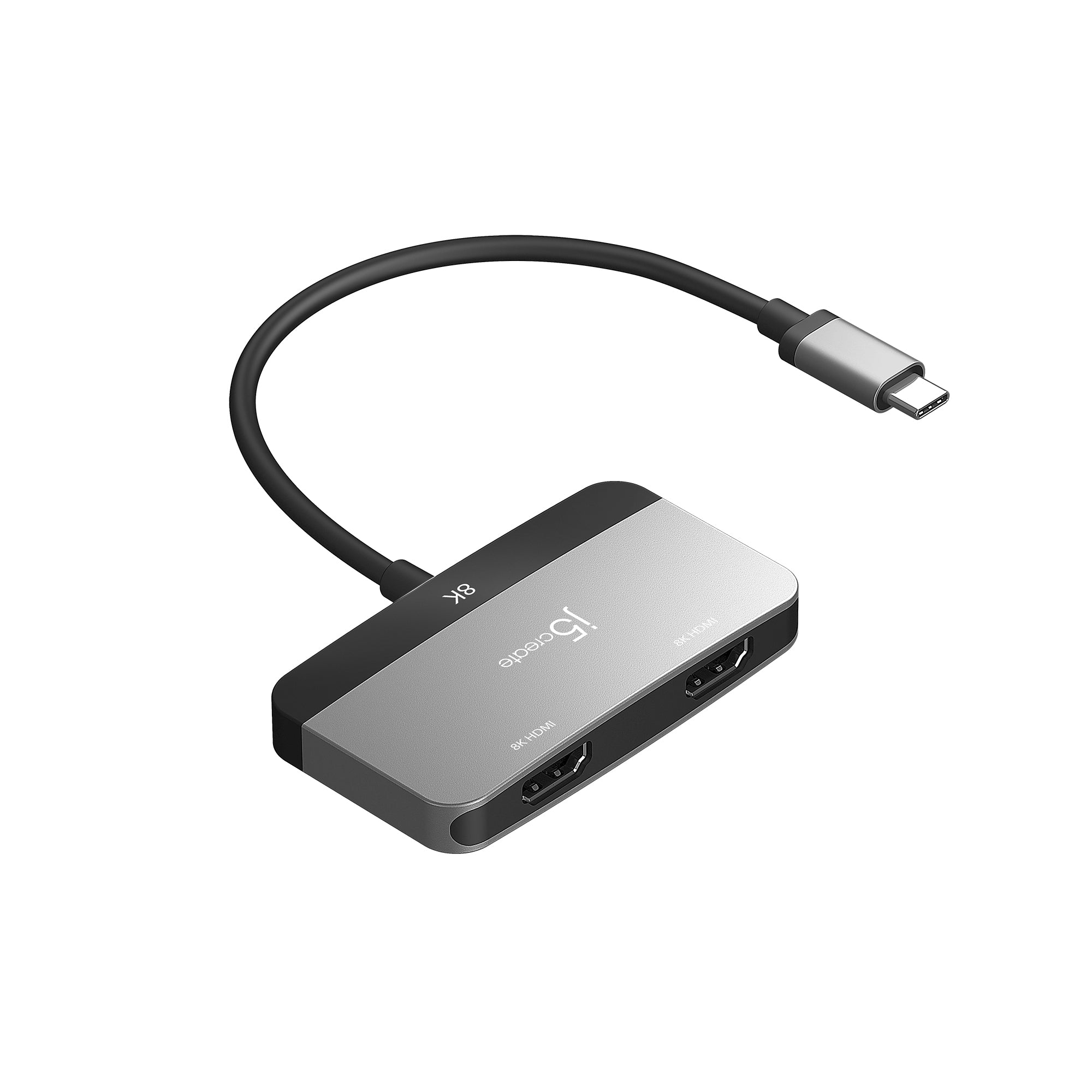 Pebish Rundt og rundt ligegyldighed 8K USB-C® to Dual HDMI™ Display Adapter – j5create