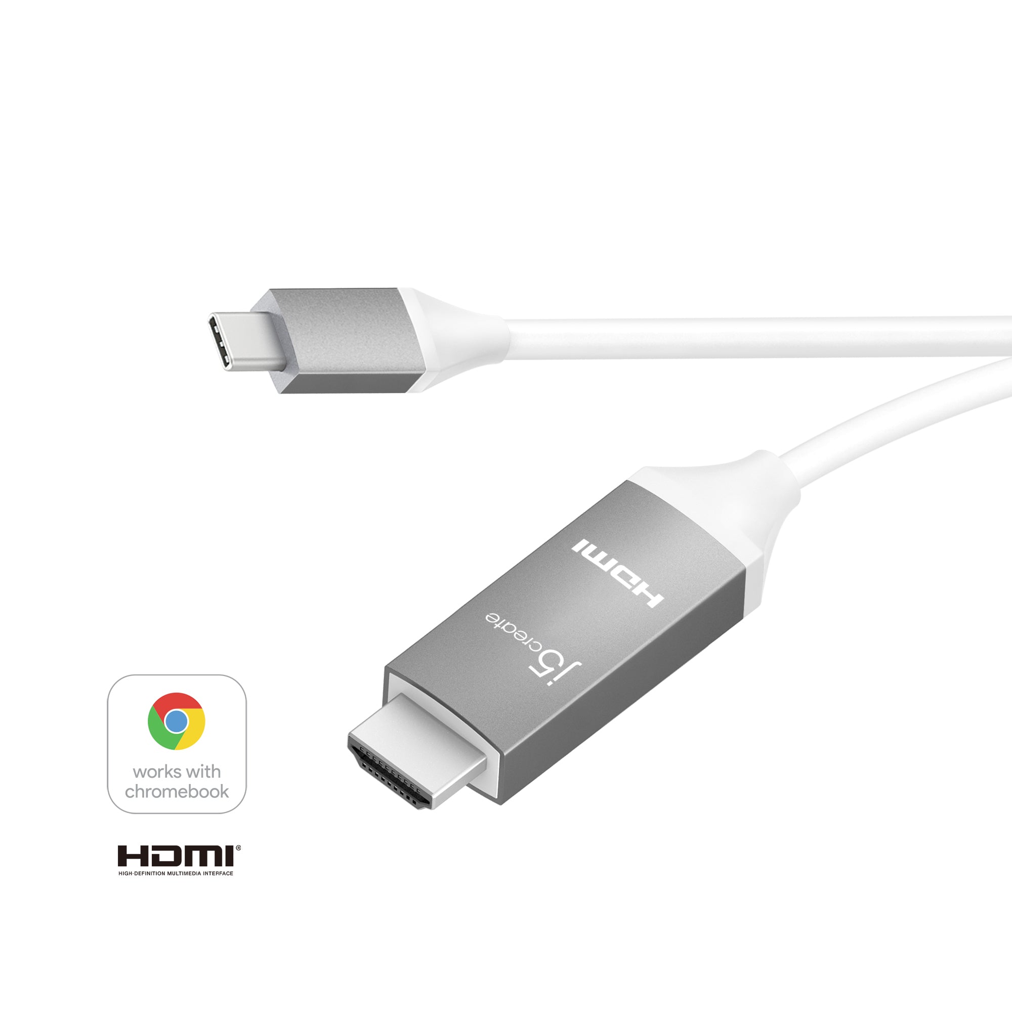 Cable Adaptador de 1080P HD, USB 3.1 Tipo C a HDMI, Compatible