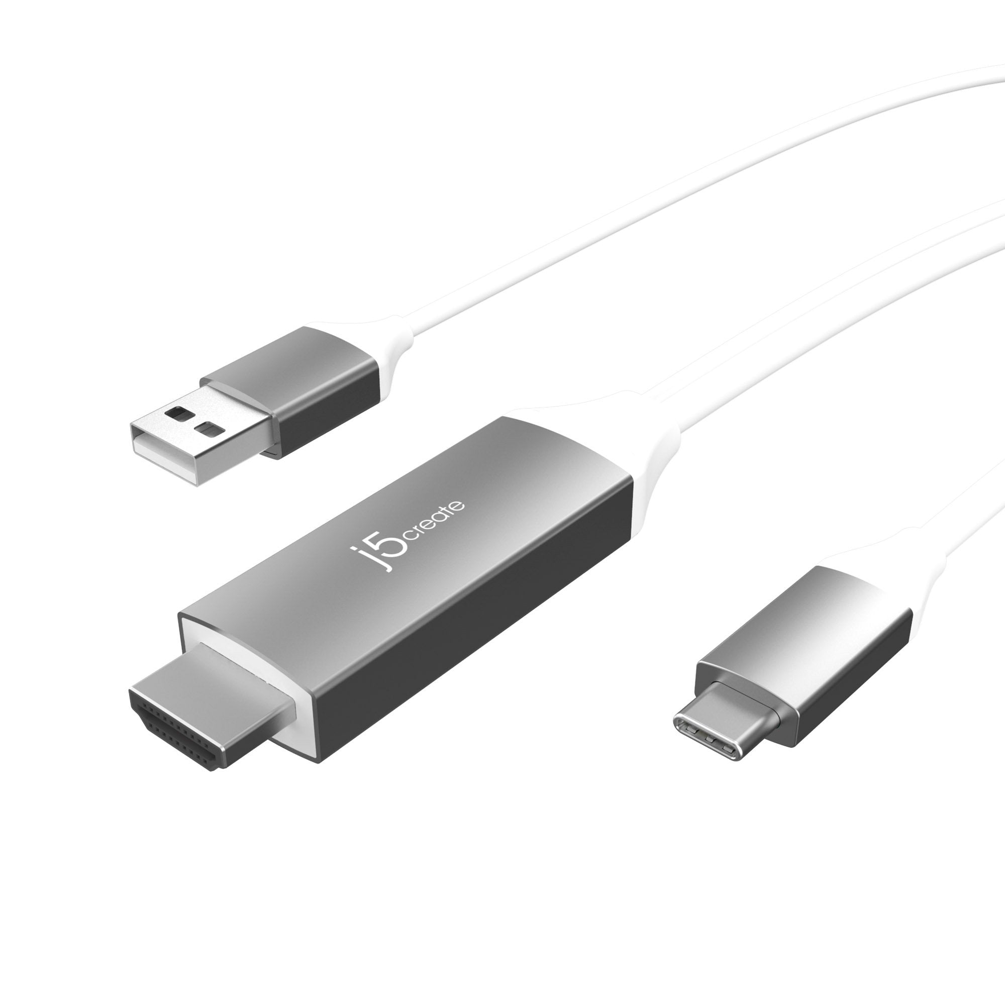 forhåndsvisning Raffinaderi Ofte talt USB-C® to 4K HDMI™ Cable With USB™ Type-A 5V Pass-Through – j5create