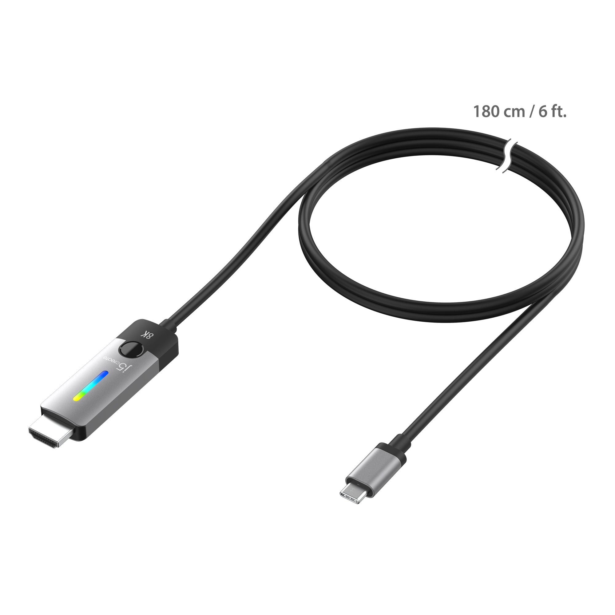 6ft (1.8m) USB-C to DisplayPort™ Adapter Cable 4K 30Hz - Black, USB-C  Cables, USB-C Cables, Adapters, and Hubs