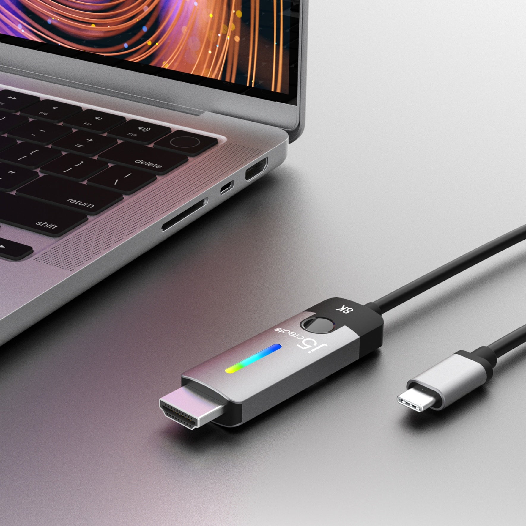 Krønike Høj eksponering George Eliot USB-C® to HDMI™ 2.1 8K Cable – j5create