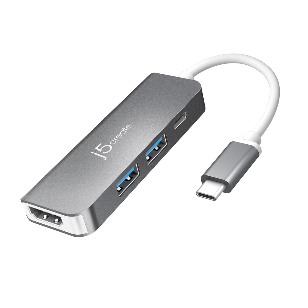 USB-C® to HDMI™ & USB™ 3.1 2-Port with Power Delivery – j5create