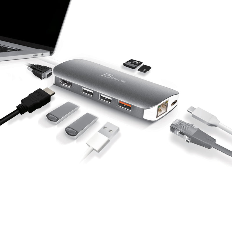 USB-C™ Multi Adapter (10 Functions in 1)
