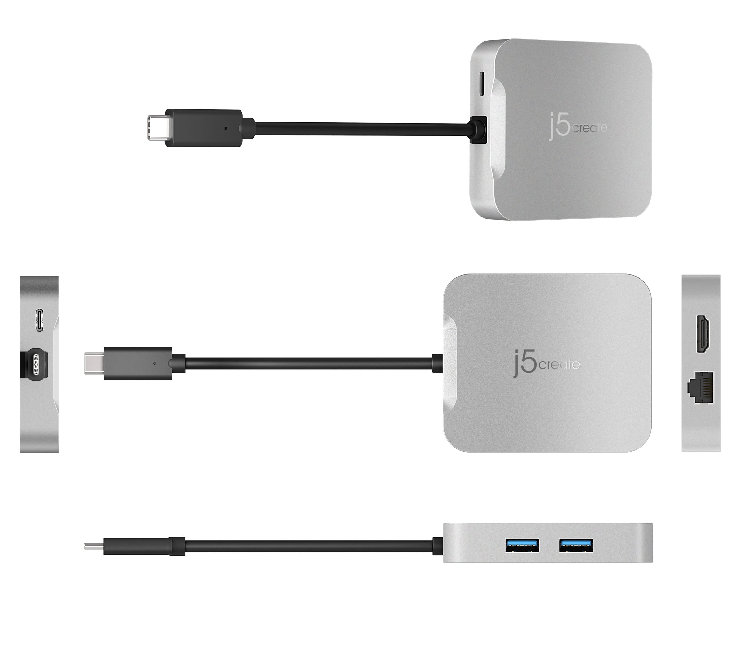 DACOTA PLATINUM 3-IN-1 USBC-HDMI/USBC/USB PD 60W ADAPTER 