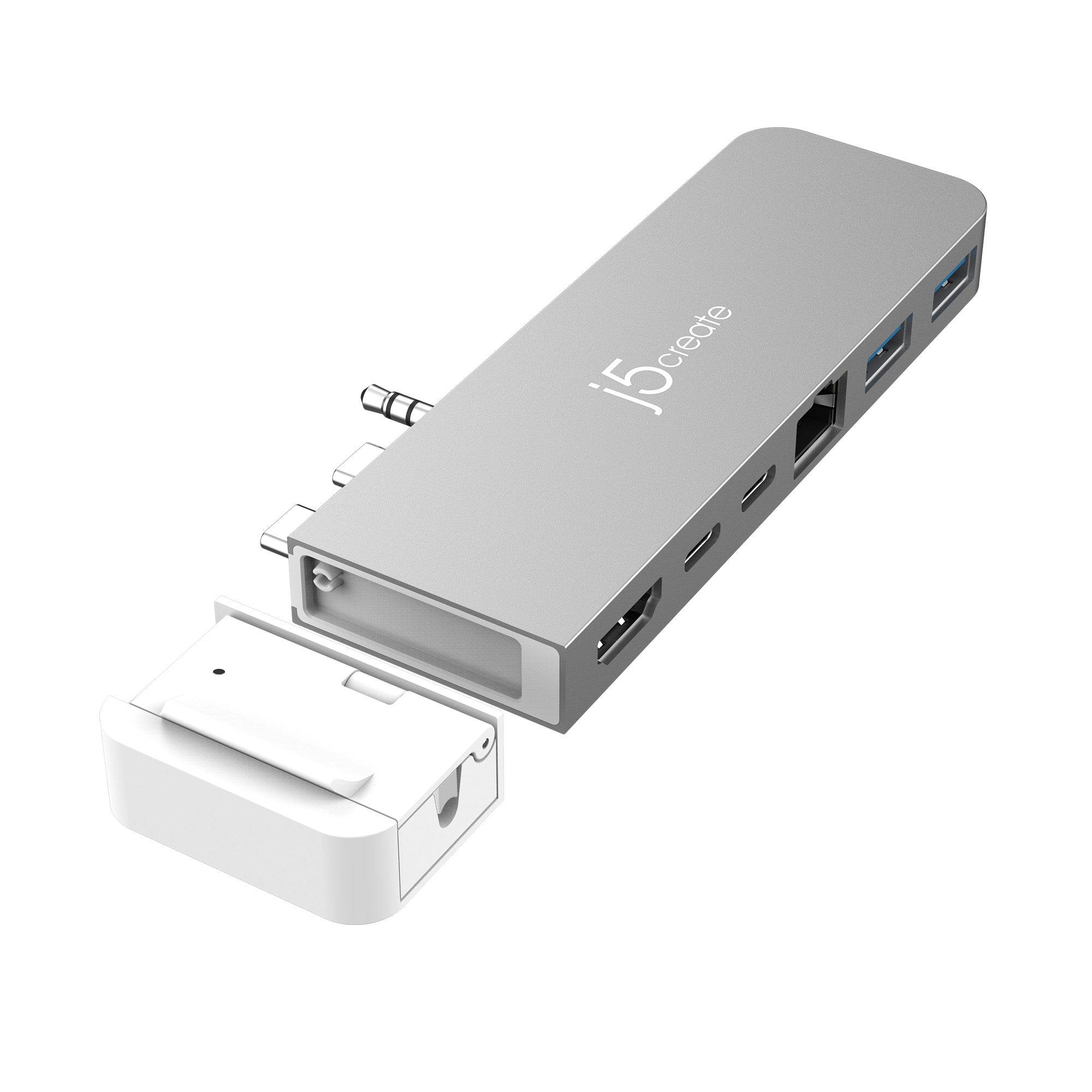 4-Port USB Ultra-Mini Hub - Compatible with USB microphones