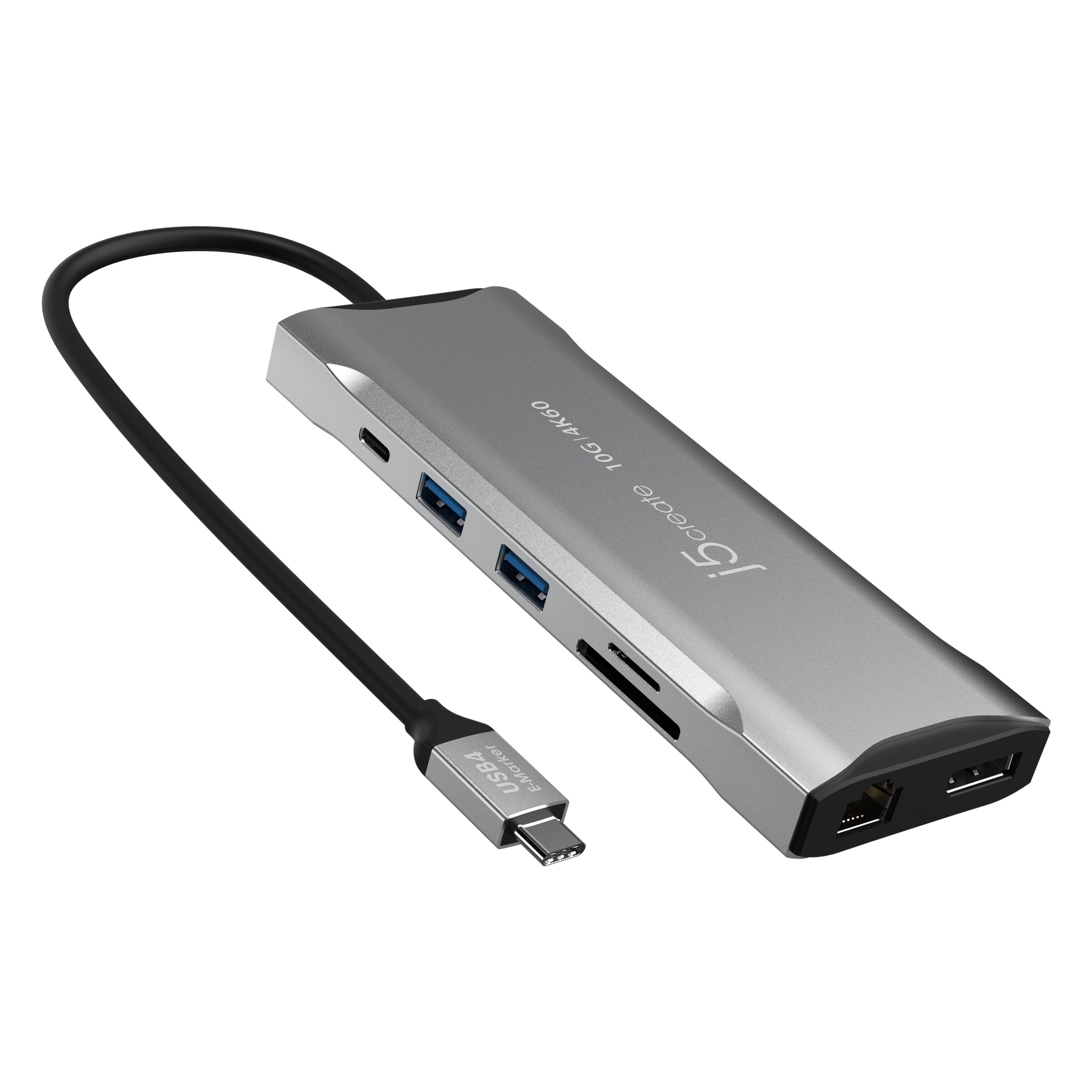 USB C Multiport Adapter - 10Gbps USB Type-C Mini Dock with 4K 30Hz HDMI -  100W Power Delivery Passthrough - 3-Port USB Hub, GbE - USB 3.1/3.2 Gen 2