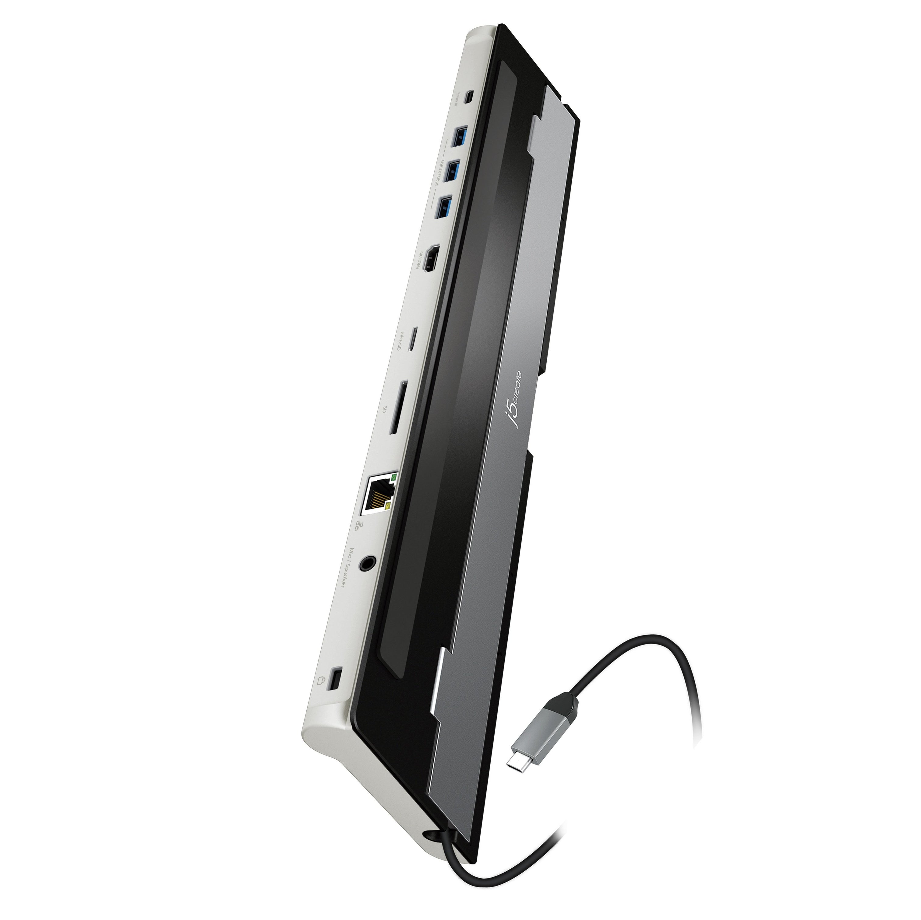 PC周辺機器 j5create usb-c docking station j5create USB-C Dual 4K HDMI 10Gbps Mini Dock (2.24x5.8in and