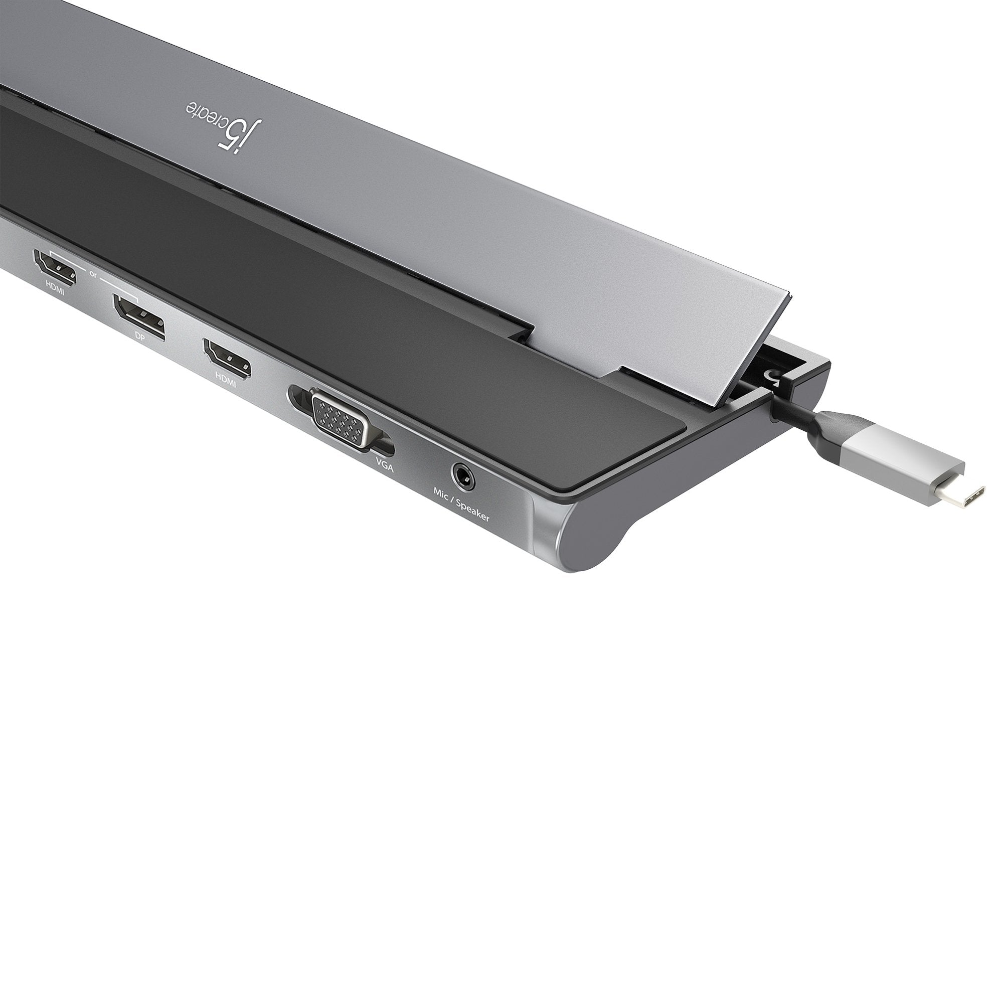 GIQ USB C hub USB 3.0 to Dual HDMI VGA Adapter Triple Display  Laptop Docking Station Dual Display Compatible for MacBook M1 USB  Dock-Black : Electronics