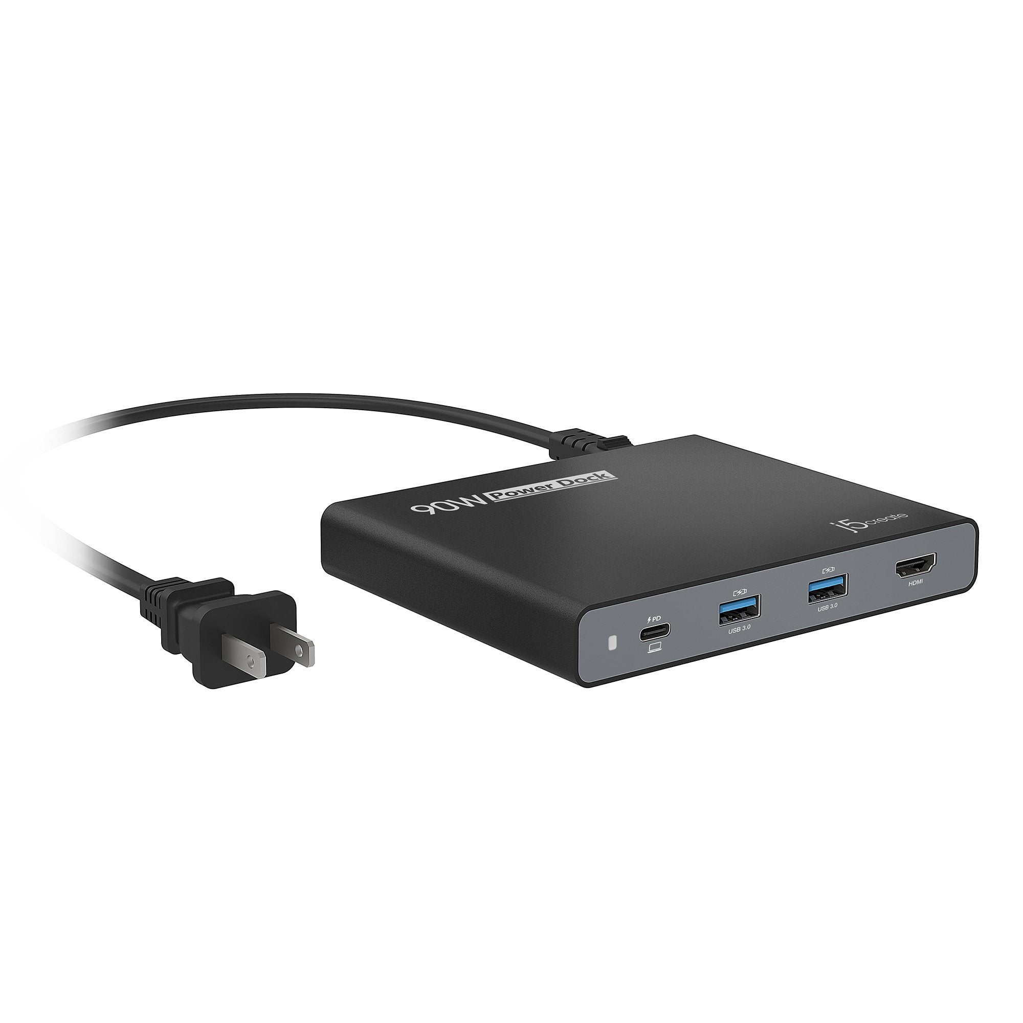 90W Built-in USB-C Travel Dock – j5create